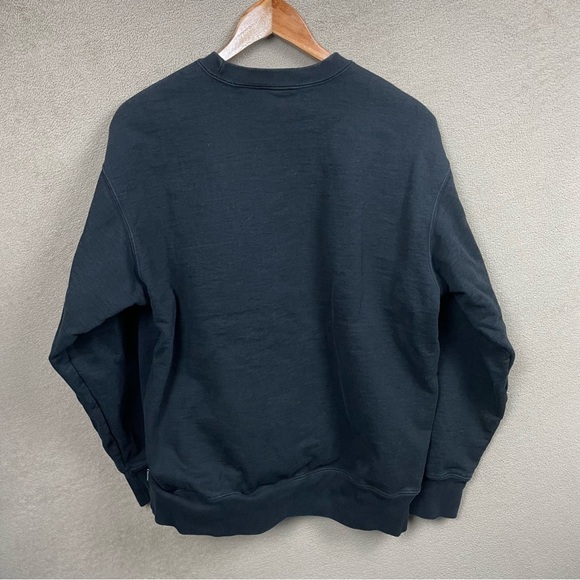 Supreme New York Side Logo Hoodie White on Black - Size Large - Picture 2 of 6